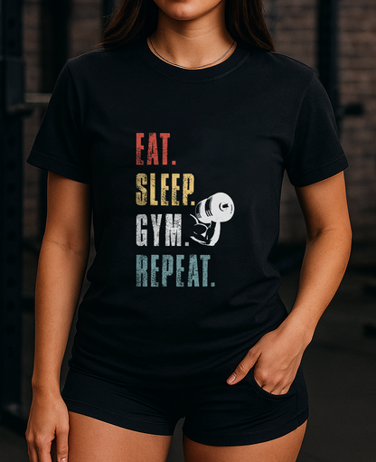 Eat Sleep Gym Repeat T-shirt (Unisex)