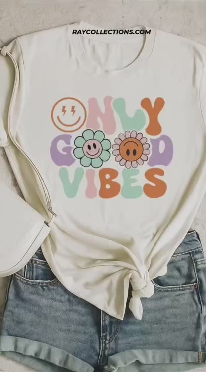 Only Good Vibes Oversized T-Shirt