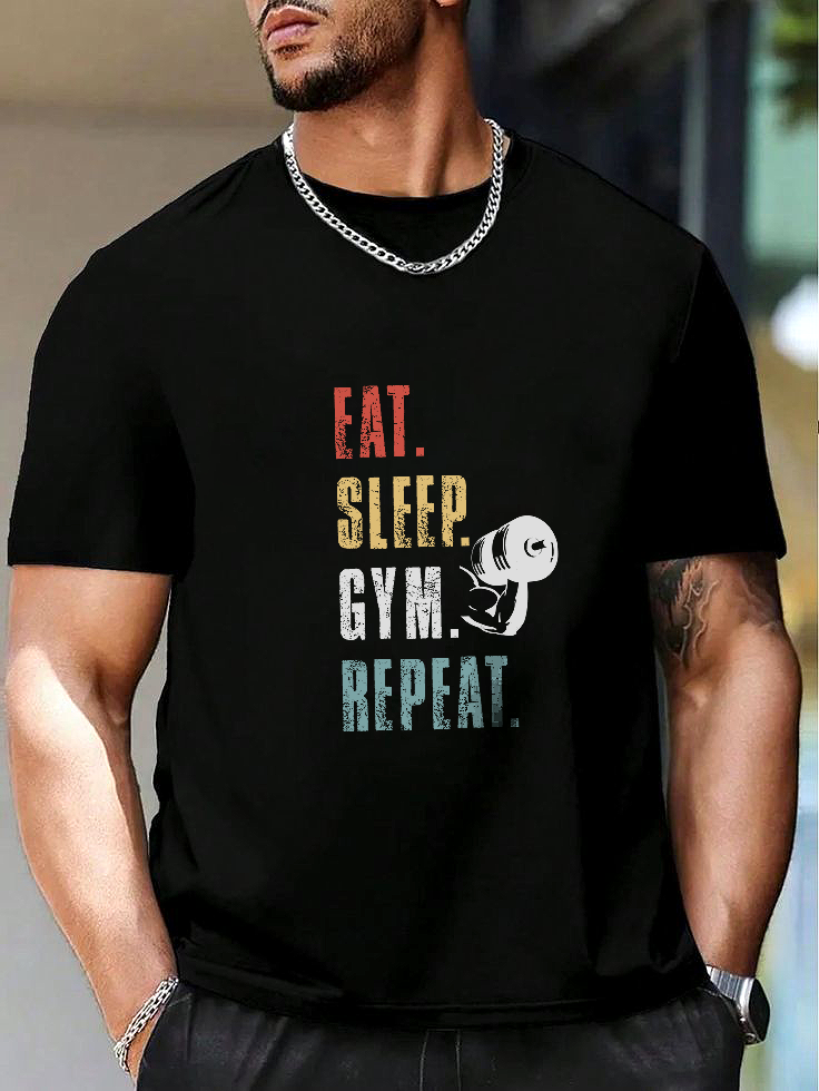 Eat Sleep Gym Repeat T-shirt (Unisex)
