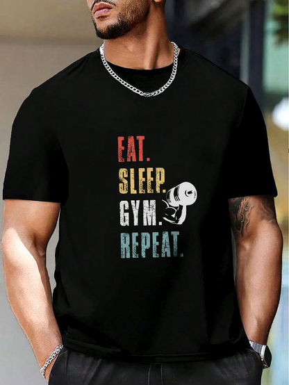 Eat Sleep Gym Repeat T-shirt (Unisex)